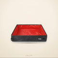 Bac à litière pliable Chatô, 40 × 30 cm, doublure rouge imperméable