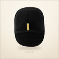 Gant de toilettage Chatô double face, maille noire et patte de serrage